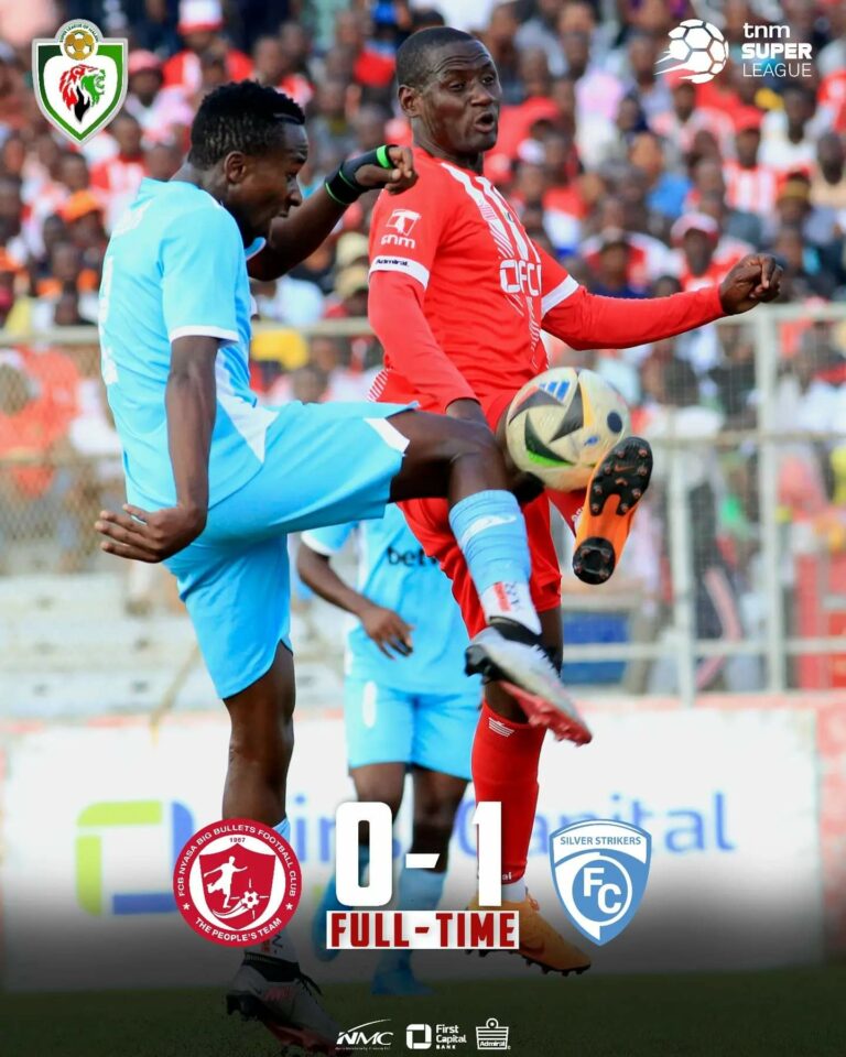 Chaos at Kamuzu Stadium as Silver Strikers beat FCB Nyasa Big Bullets 1-0 in the TNM Super League
