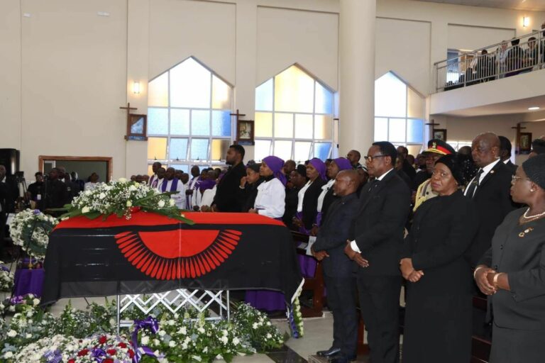 Chakwera attends collection of the remains of late Chilima