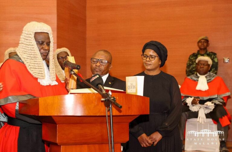 Dr. Michael Usi Sworn in as Vice President of Malawi