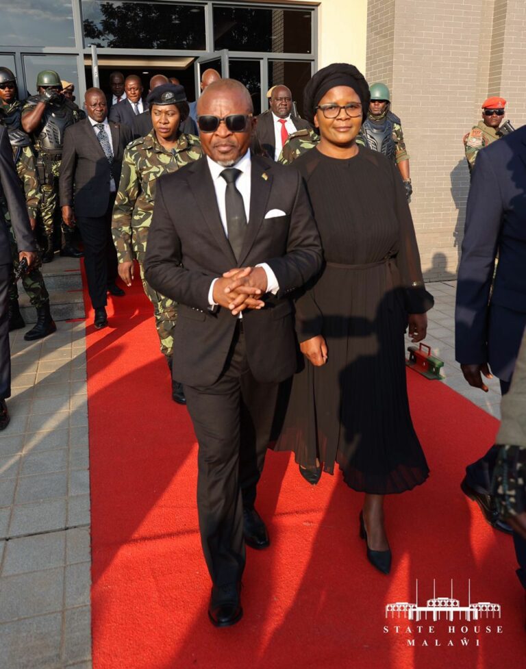 Vice President Dr. Michael Usi and Wife Public Appearance at Swearing-In Ceremony
