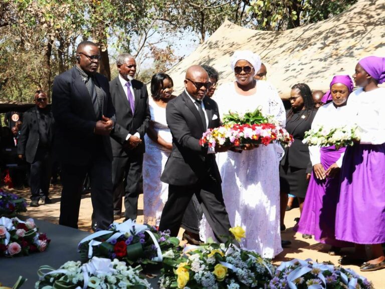 Vice President Usi attends 40th-day memorial mass for late Chilima