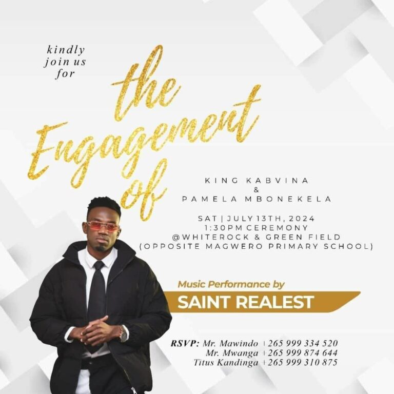 Saint to perform at Msaiwale Kabvina’s engagement ceremony