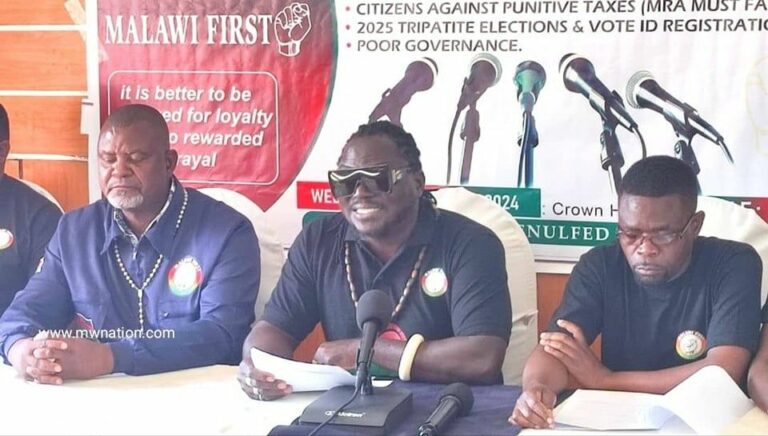 Malawi First’s warning of demonstrations over electoral and tax issues