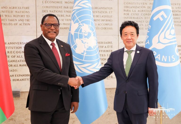 Chakwera’s ATM Strategy gets FAO Support