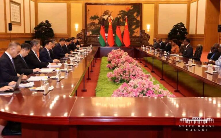 President Chakwera highlights strategic partnership with China
