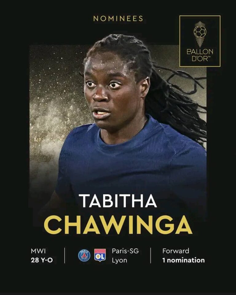 Tabitha Chawinga: First Malawian nominated for the Ballon d’Or