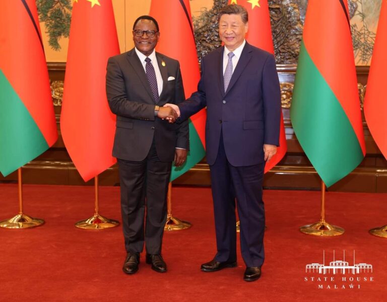Chakwera meets Chinese President Xi Jinping