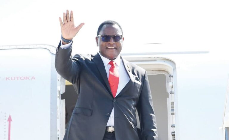 President Chakwera departs for china to attend forum on China-Africa Cooperation Summit