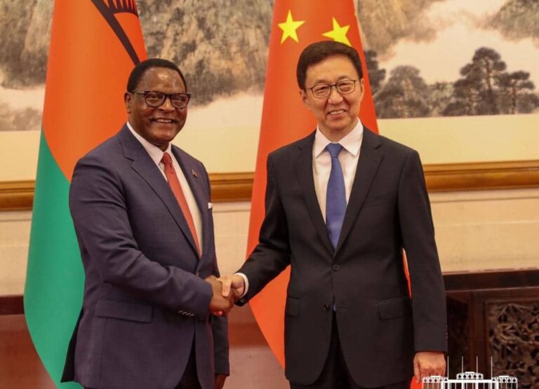 𝐂hakwera hails Chinese Government for the infrastructure developments built in Malawi