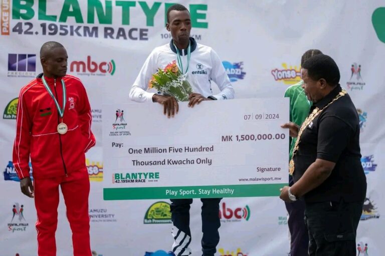 Nadolo,Chirwa win Blantyre 42.195 km race