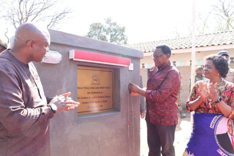 MAREP- 9 bearing fruits: Chakwera lights up&nbsp; Nkudzi&nbsp; Primary school in Chikwawa