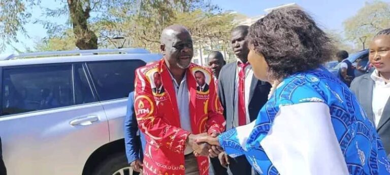 UTM Co-Founder and Presidential Candidate Engineer Newton Kambala captured at AFORD Indaba