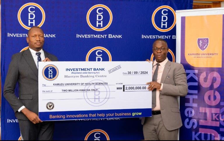 CDH Investment Bank donates K2 million to KUHeS research dissemination conference