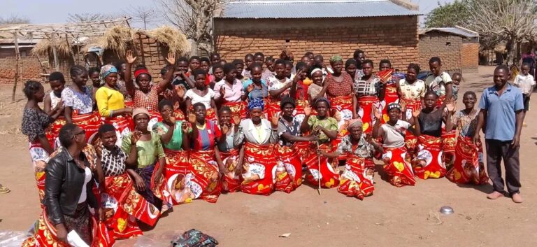 US-based Malawian student Phillipina Msiska donates Mother’s Day zitenje to 104 women in Dowa