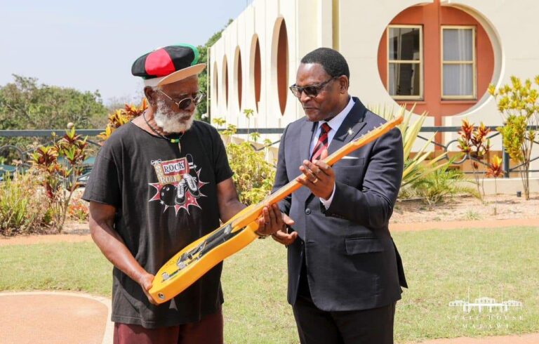 President Chakwera Welcomes Reggae Legend Burning Spear Ahead of Historic Show