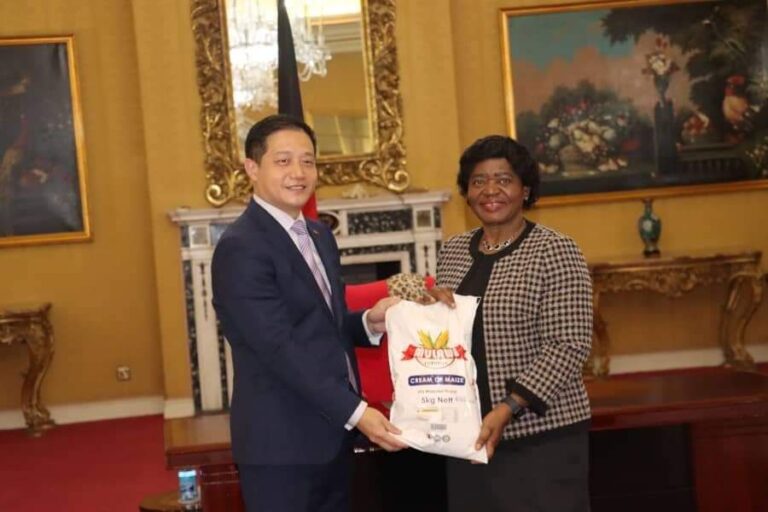 China donates to First lady’s Shapping Our Future Foundation