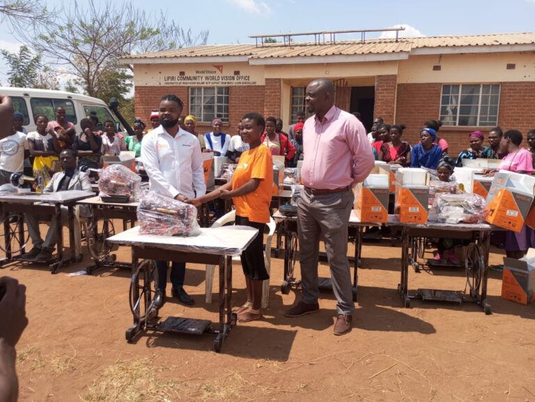 World Vision donates sawing machines to youth, training centre in Dowa