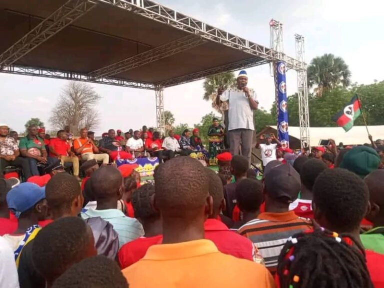 MCP leaders hold rally at Nsanje Prison Ground: Chief Chimombo defends President Chakwera