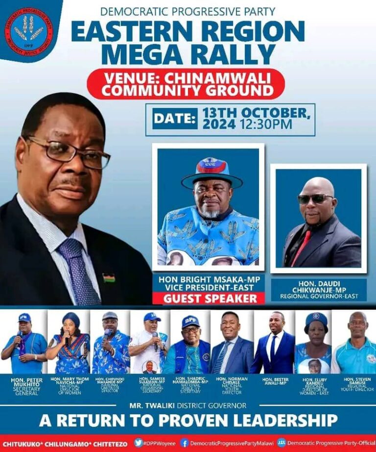 DPP Eastern Region set for Mega Rally: A call to unity and progress