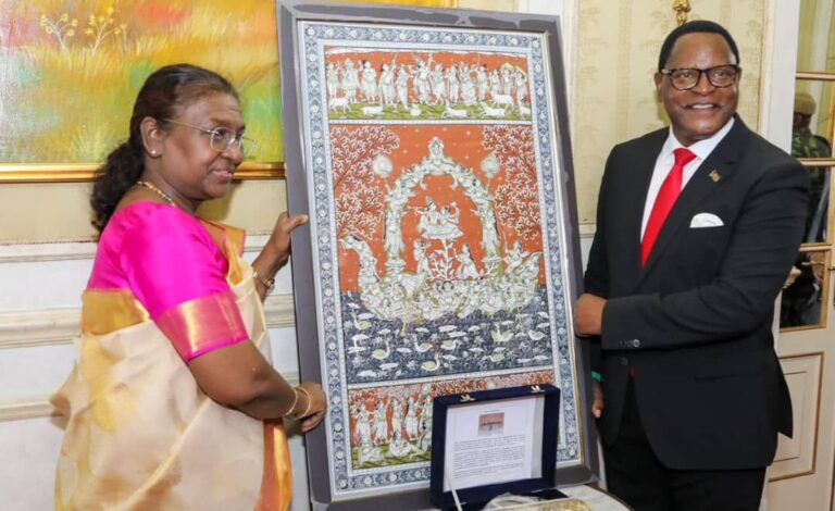 Chakwera hails India for bilateral relationship existing between the two countries