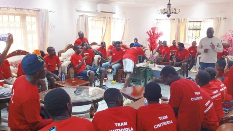 Chithyola hosts football and Netball teams in Santhe