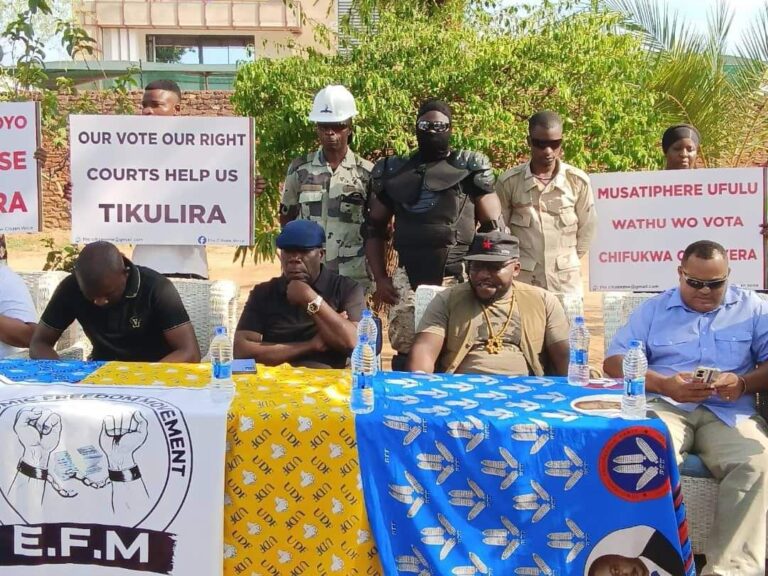 If you want to know the dog’s owner, walk the dog” – AFORD VP Timothy Mtambo declares at opposition press conference