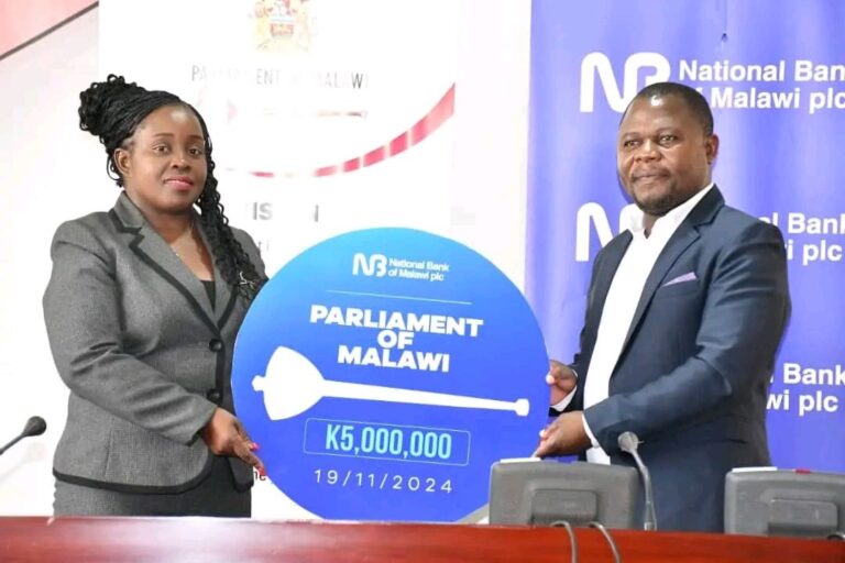 NBM donates K5 million to Parliament Week