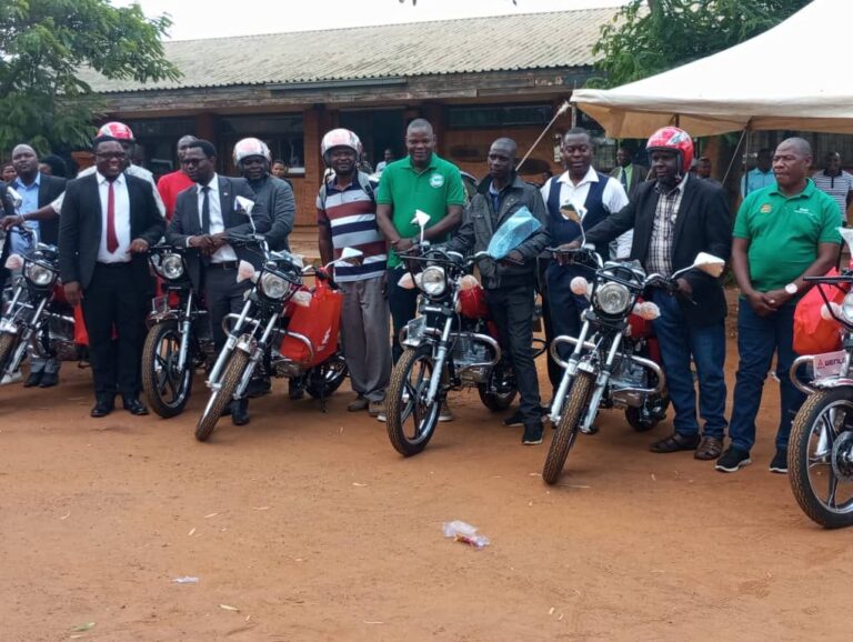 Dowa district council purchases motorcycles for agriculture extension workers