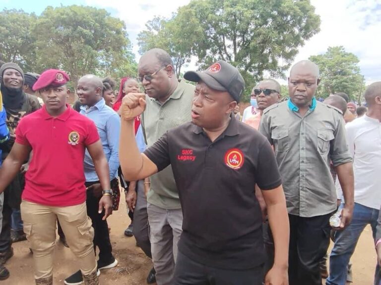 Kabambe Defies Intimidation, Joins Protesters in Biwi Triangle Amidst Chaos