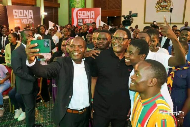 President Chakwera urges youth to take lead in fighting corruption and driving development