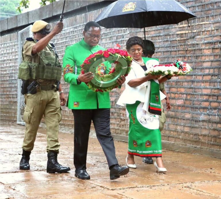 President Chakwera attends Martyrs’ Day commemoration in Nkhata Bay
