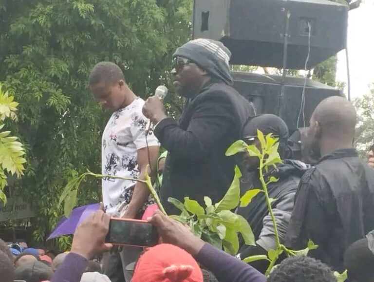 Bon Kalindo joins Zomba business protests, stands firm on human rights advocacy