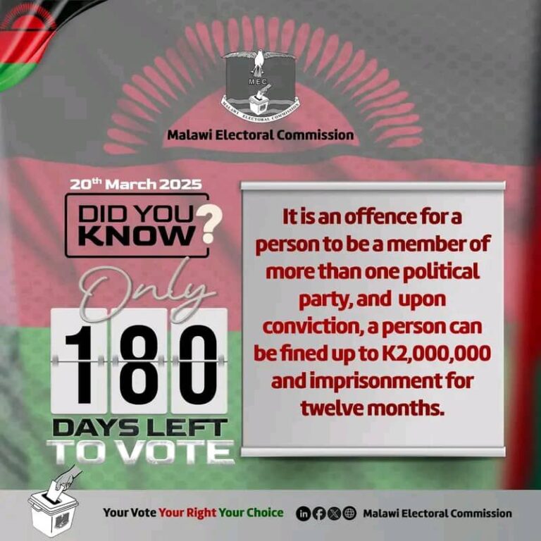 Countdown to polling day: 180 days remaining