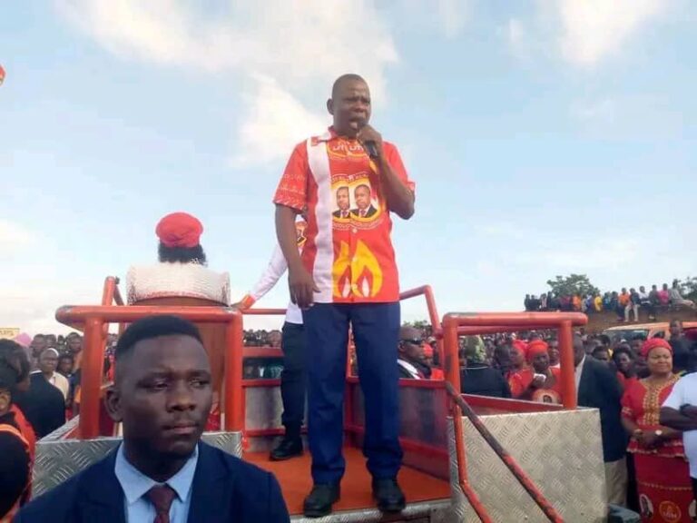 Mbewe rallies Ntchisi residents to vote for UTM and Kabambe
