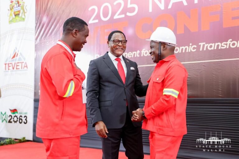 Dimba praises Chakwera for promoting vocational skills among youths
