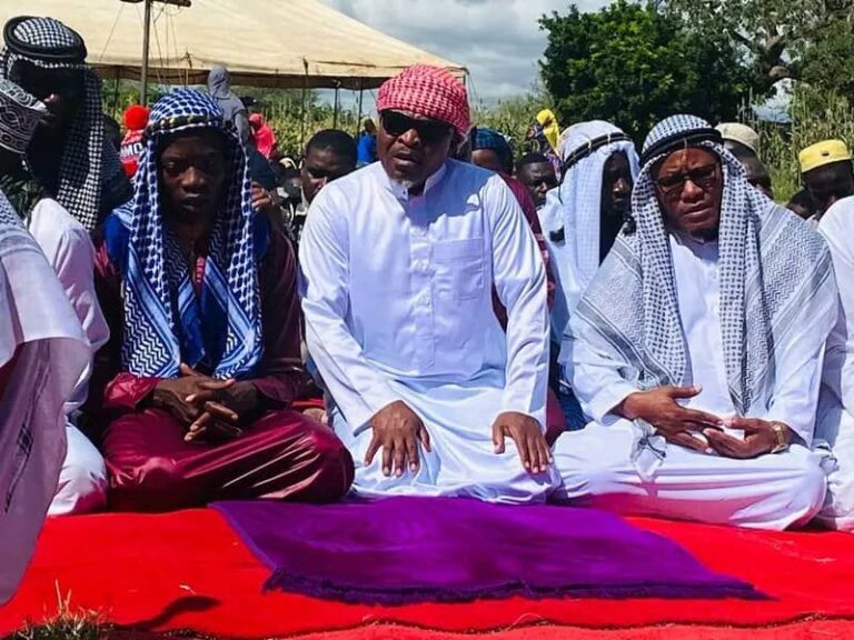 VP Michael Usi attends Eid ul-Fitr prayers in Mangochi