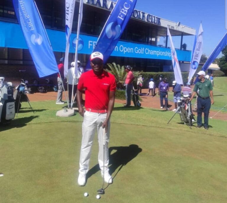 NBS Bank sponsors golfer Paul Chidale for Zim open Golf Championship