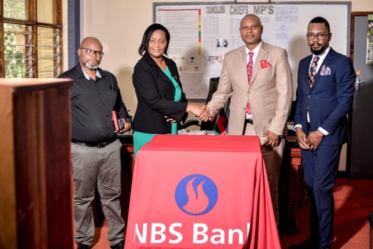 NBS Bank donates computers to Mchinji District Council