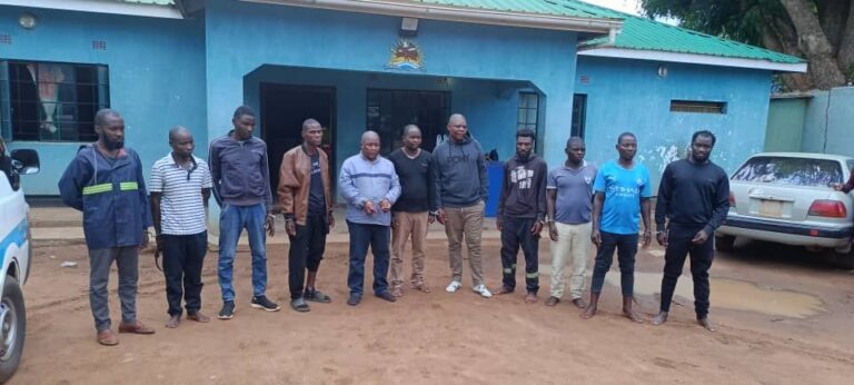 Police arrest 11 men over robbery at quarry stone company