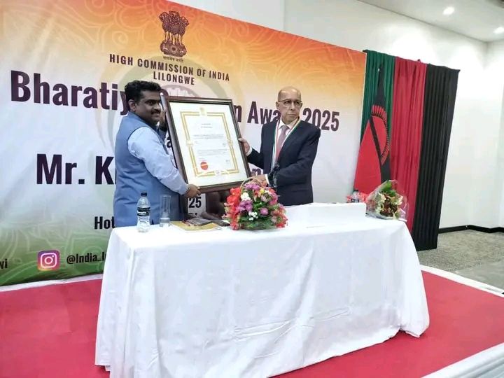 Indian diaspora honored: Krishna Savjan felicitated for prestigious award