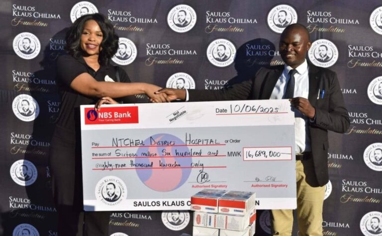 SKC Foundation aids Ntcheu Hospital with K16 million medical supplies