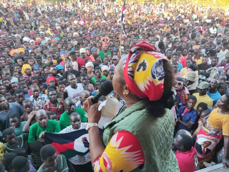 Kainga Nangozo and Skeffa Chimoto Rally Nkhotakota: “Chakwera Remains Our Choice, No Change!”