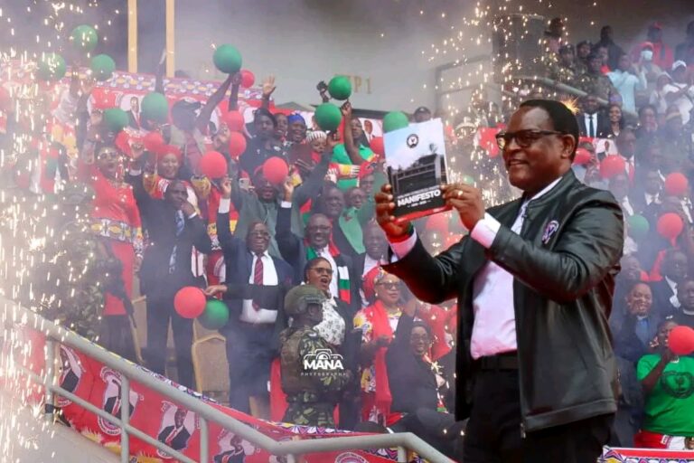 President Chakwera Launches MCP 2025 Manifesto with Five-Point Development Agenda