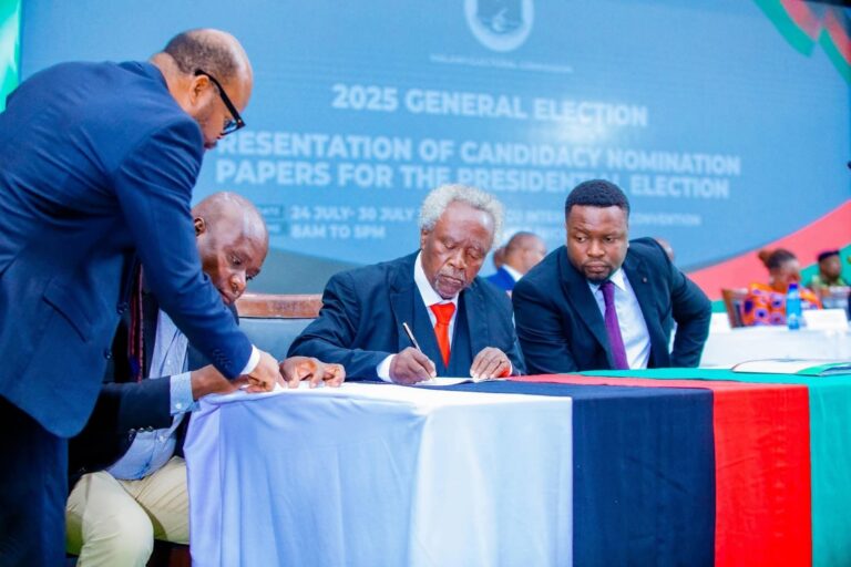 Independent Presidential Candidate Smart Swira Submits Nomination Papers for September Elections