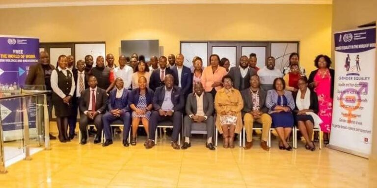 MCTU enhances capacity of leaders from its affiliates on ILO C190 and Gender-Based Violence and Harassment, with Support From ILO