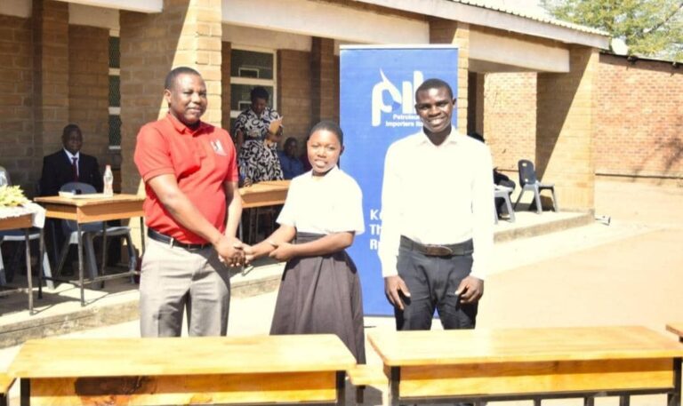 PIL donates 100 desks worth K20 million to Mtakataka CDSS