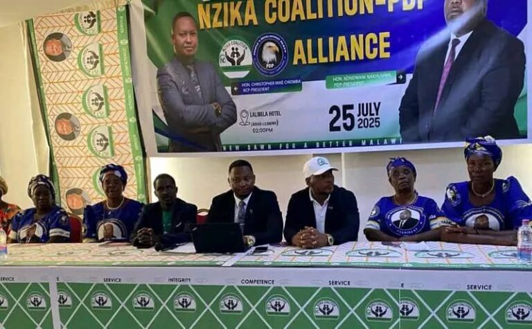 Nzika Coalition joins forces with Nankhumwa’s PDP ahead of September 16 Polls