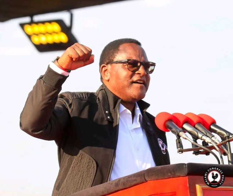 President Chakwera launches MCP manifesto in the Eastern Region amid supporters’ enthusiasm