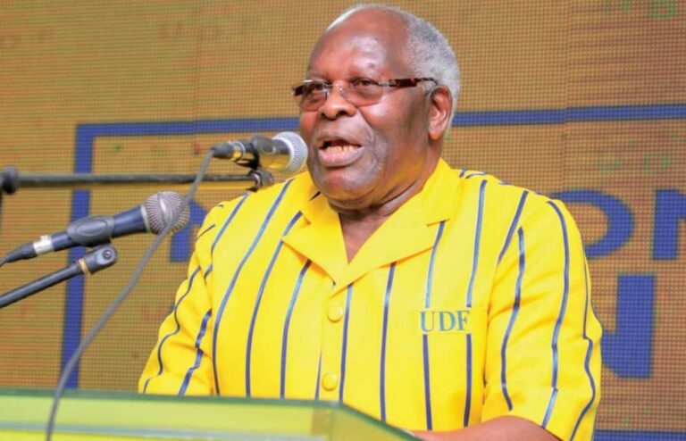 Muluzi criticizes last-minute revelation of running mates