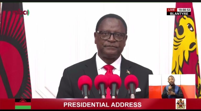 President Chakwera Calls for Peaceful and Lawful Campaigns as Malawi Enters Election Season